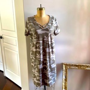 Camo tshirt dress